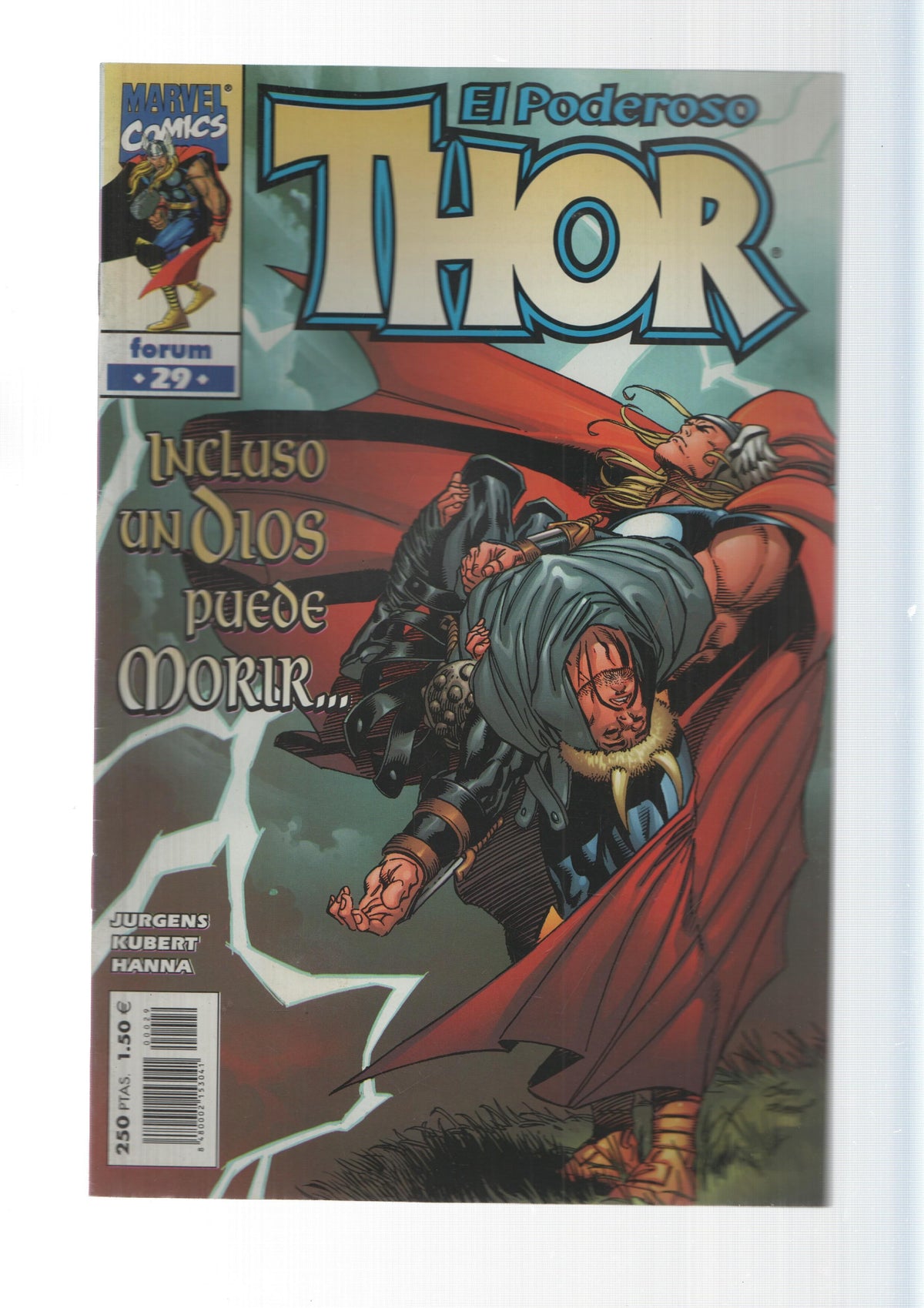 Planeta-De Agostini: Cuando llega la muerte - El Poderoso Thor  vol. 4, numero 29. Marvel Comics