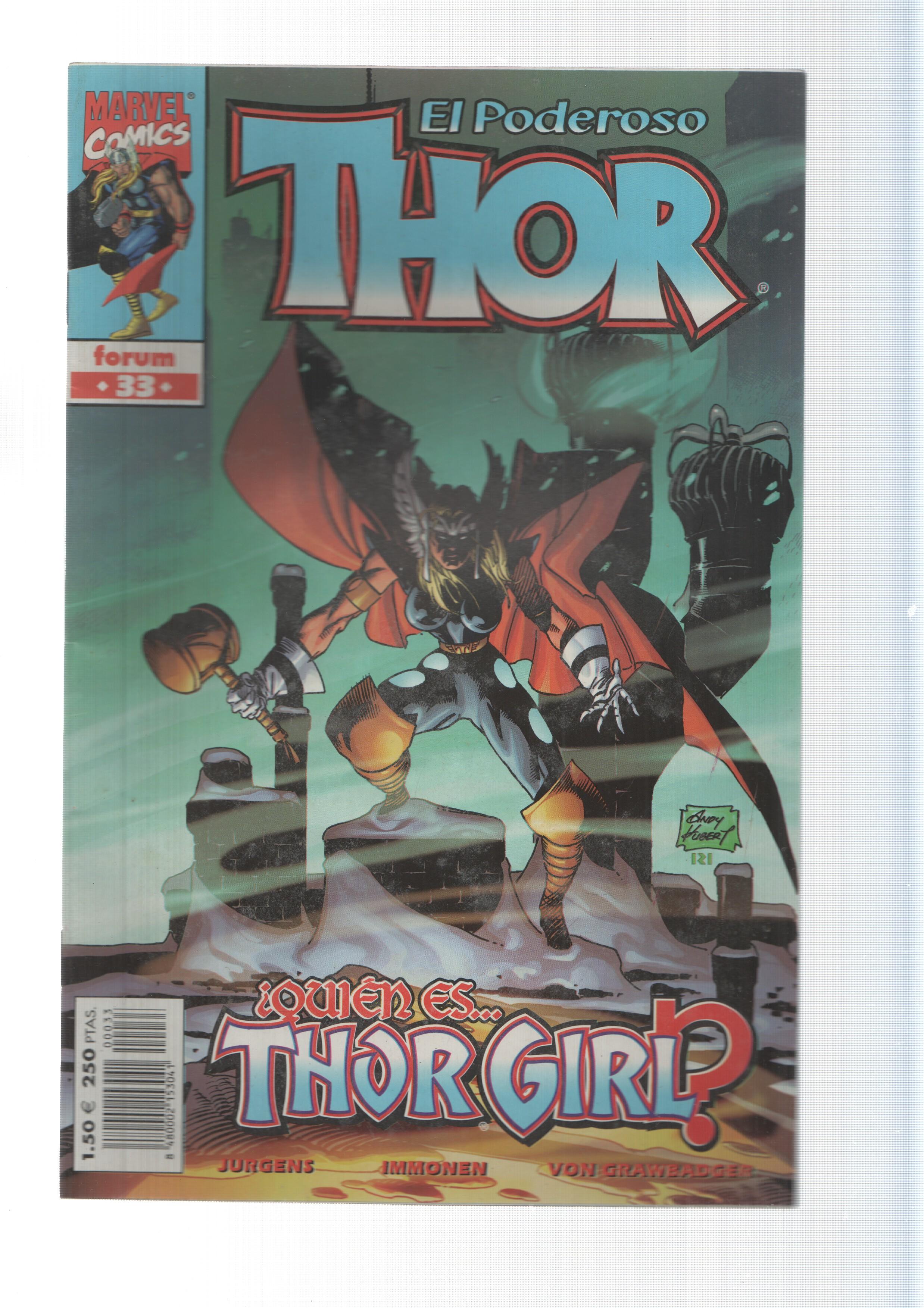 Planeta-De Agostini: Thor girl - El Poderoso Thor  vol. 4, numero 33. Marvel Comics