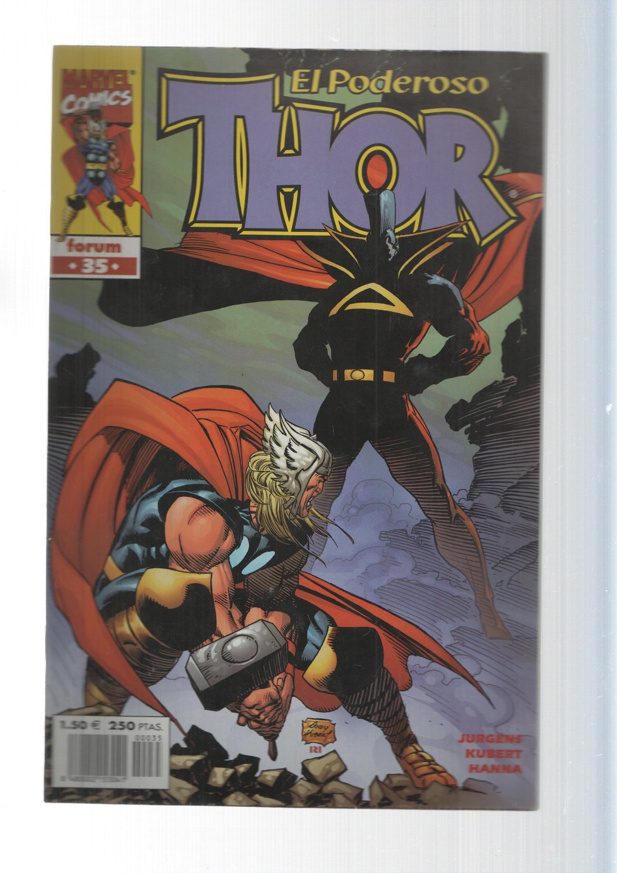 Planeta-De Agostini: Hombre del Mañana - El Poderoso Thor  vol. 4, numero 35. Marvel Comics