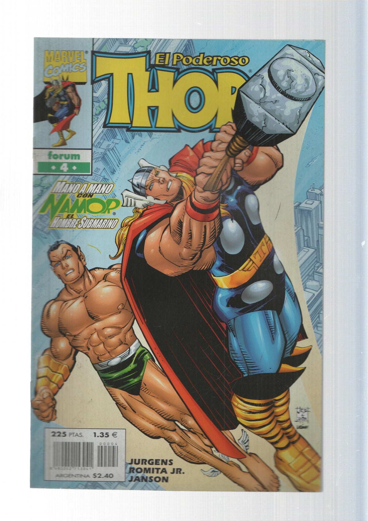 Planeta-De Agostini: De las cenizas - El Poderoso Thor  vol. 4, numero 4. Marvel Comics