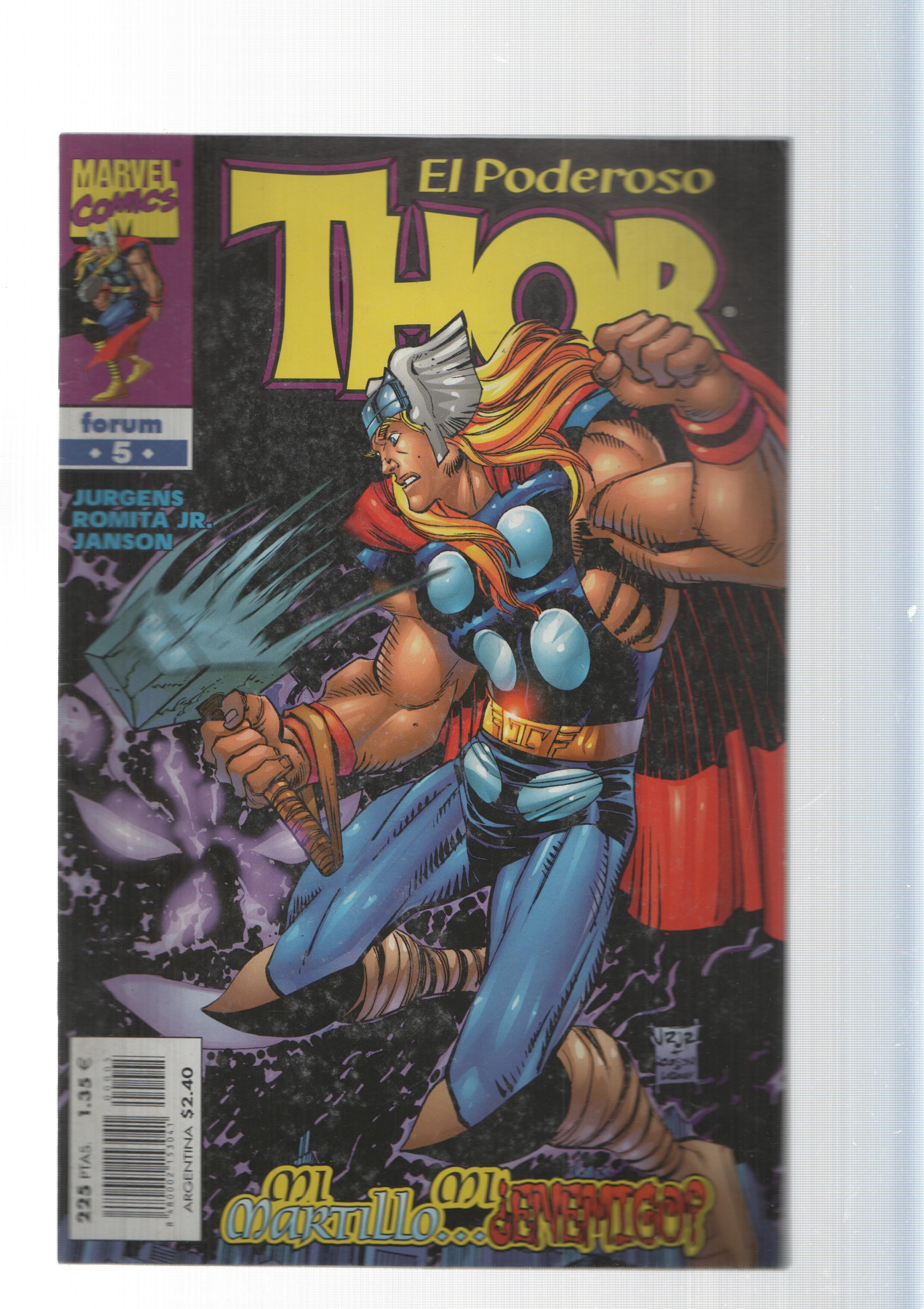 Planeta-De Agostini: Heroes - El Poderoso Thor  vol. 4, numero 5. Marvel Comics