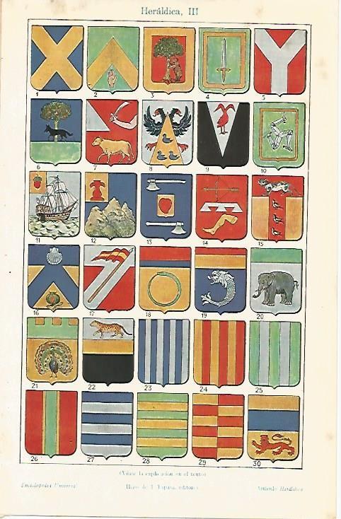 LAMINA ESPASA 656:  Heraldica III