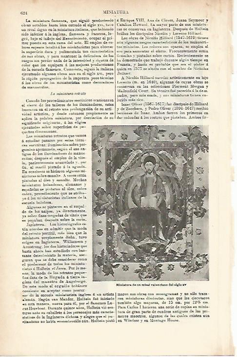 LAMINA ESPASA 5216: Miniatura de un misal del siglo XV