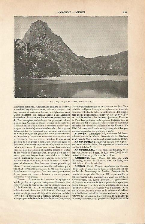 LAMINA ESPASA 7008: Pico de Fogo Guinea