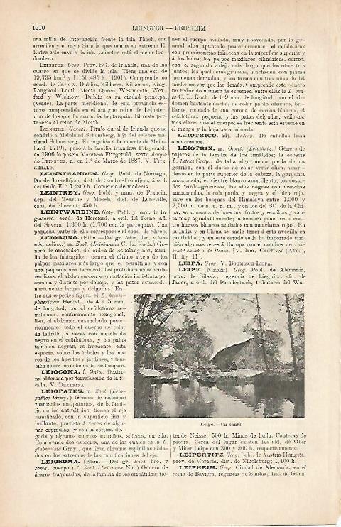 LAMINA ESPASA Alemania 9121: Canal de Leipe Alemania
