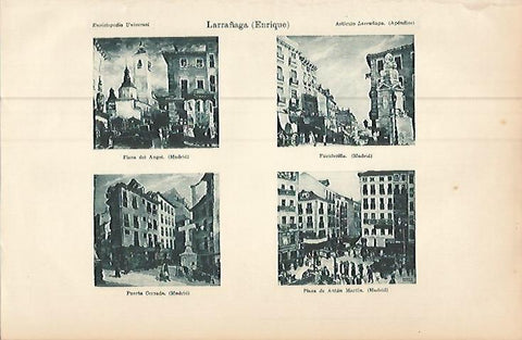 LAMINA ESPASA 9301: Obras de Enrique Larrañaga