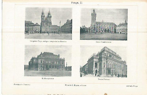 LAMINA ESPASA 10645: Panoramicas de Praga