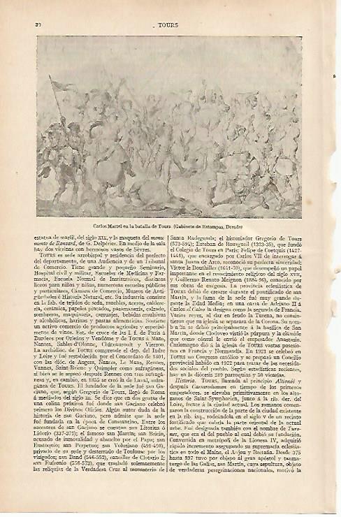 LAMINA ESPASA 10976: Carlos Marten en la batalla de Tours