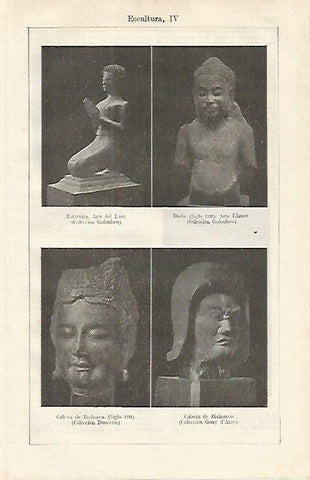 LAMINA ESPASA 16658: Escultura del Extremo Oriente