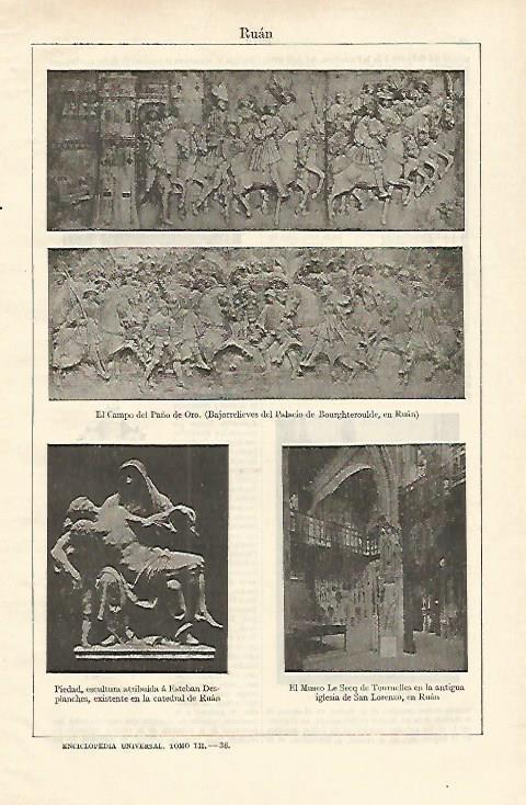 LAMINA ESPASA 16993: Arte en Ruan Francia