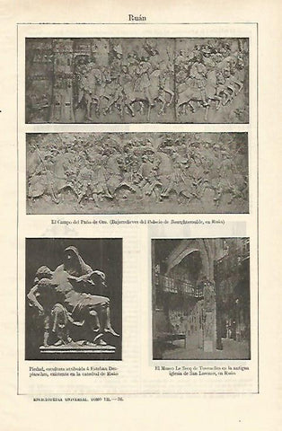 LAMINA ESPASA 16993: Arte en Ruan Francia