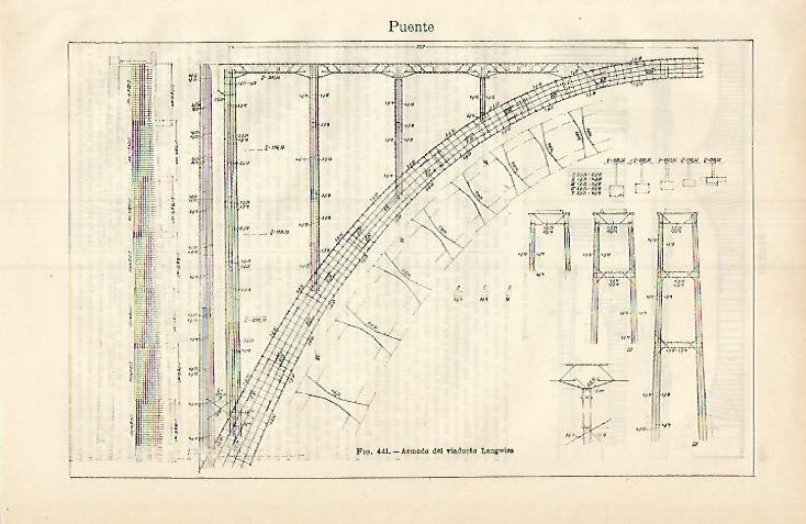 LAMINA ESPASA 3723: Armado del Viaducto Langwies
