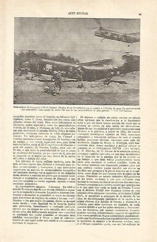 LAMINA ESPASA 20772: Helicopteros de transporte CH-21 Shawnee
