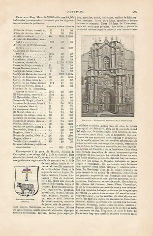 LAMINA ESPASA 4285: Santuario de Santa Cruz. Caravaca Murcia