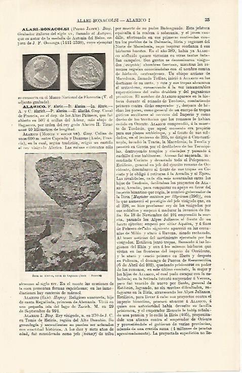 LAMINA ESPASA 9915: Roca de Alarico en Aude Francia