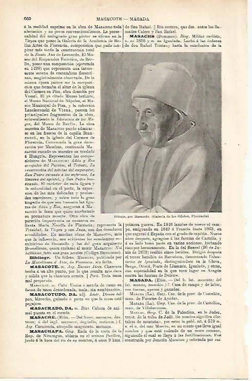 LAMINA ESPASA 1146: Dibujo por Masaccio