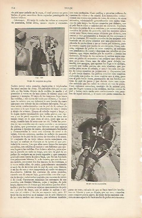 LAMINA ESPASA 11088: Mujeres de Mongolia y de Groenlandia