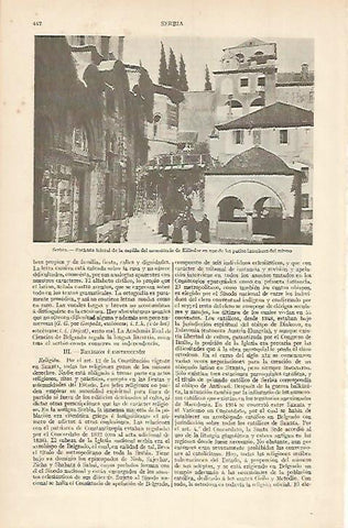 LAMINA ESPASA 600: Monasterio de Killindar Serbia