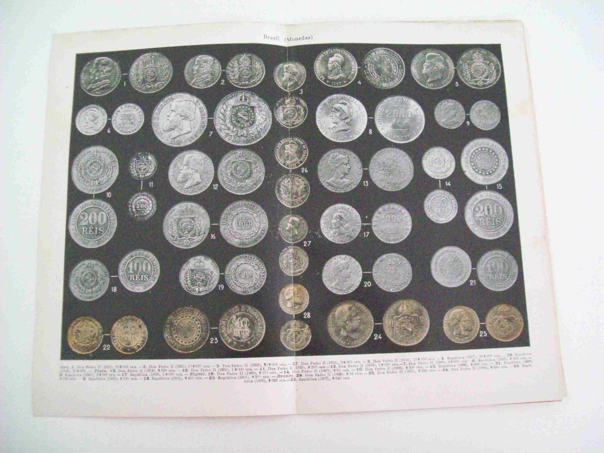 LAMINA ESPASA 11684: Monedas de Brasil