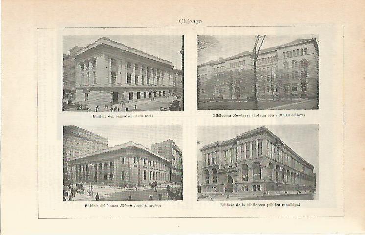 LAMINA ESPASA 1941: Imagenes de Chicago