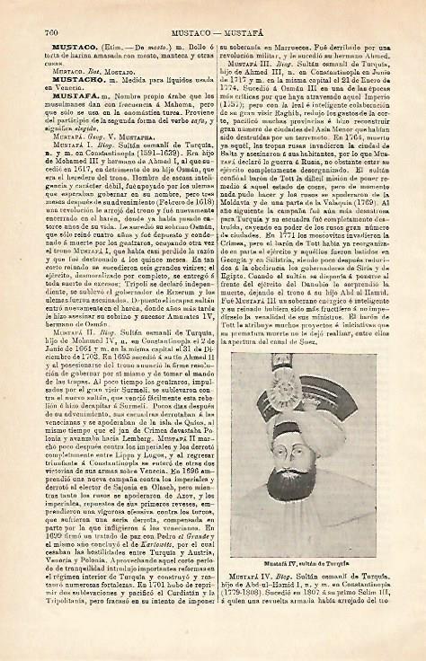 LAMINA ESPASA 24615: Mustafa IV  sultan de Turquia