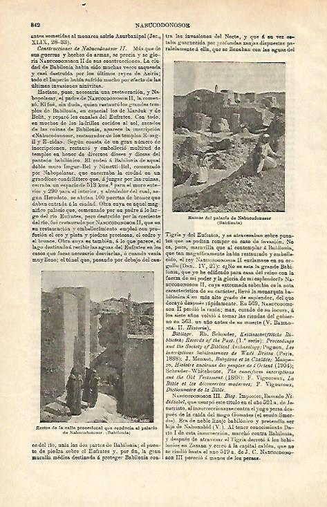 LAMINA ESPASA 24620: Ruinas de Babilonia