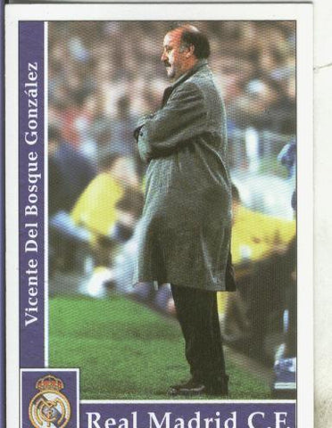 Cromos: Liga 2002: Real Madrid: Del Bosque