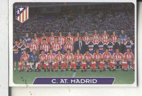 Cromos: Super Futbol liga 96: At.Madrid: foto plantilla