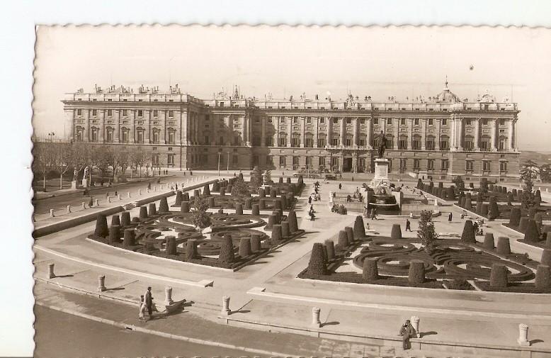 Postal 035877 : Madrid: Plaza de Oriente Palacio Nacional