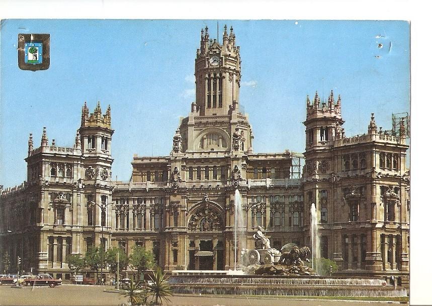 Postal 039855 :  Palacion de Comunicaciones de Madrid