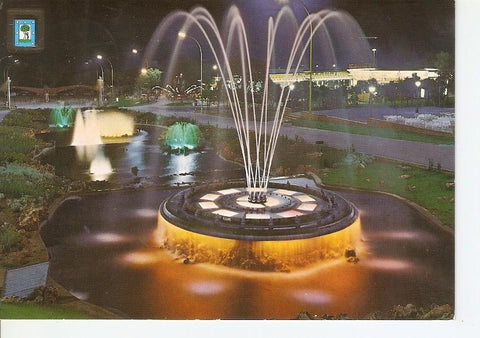 Postal 037154 : Madrid. Parque de atracciones. Fuentes