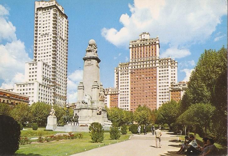 Postal 048845 : Madrid. Plaza de España