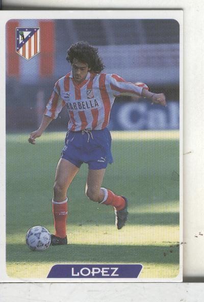 Cromos: Super Futbol liga 96: At.Madrid: Lopez