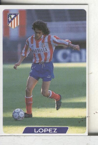 Cromos: Super Futbol liga 96: At.Madrid: Lopez