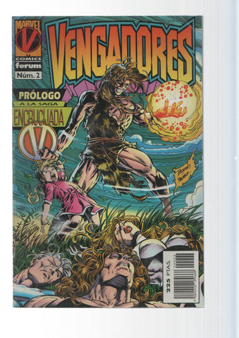 Planeta-DeAgostini: A la luz de la hogera - Los Vengadores vol. 2, numero 2. Marvel Comics