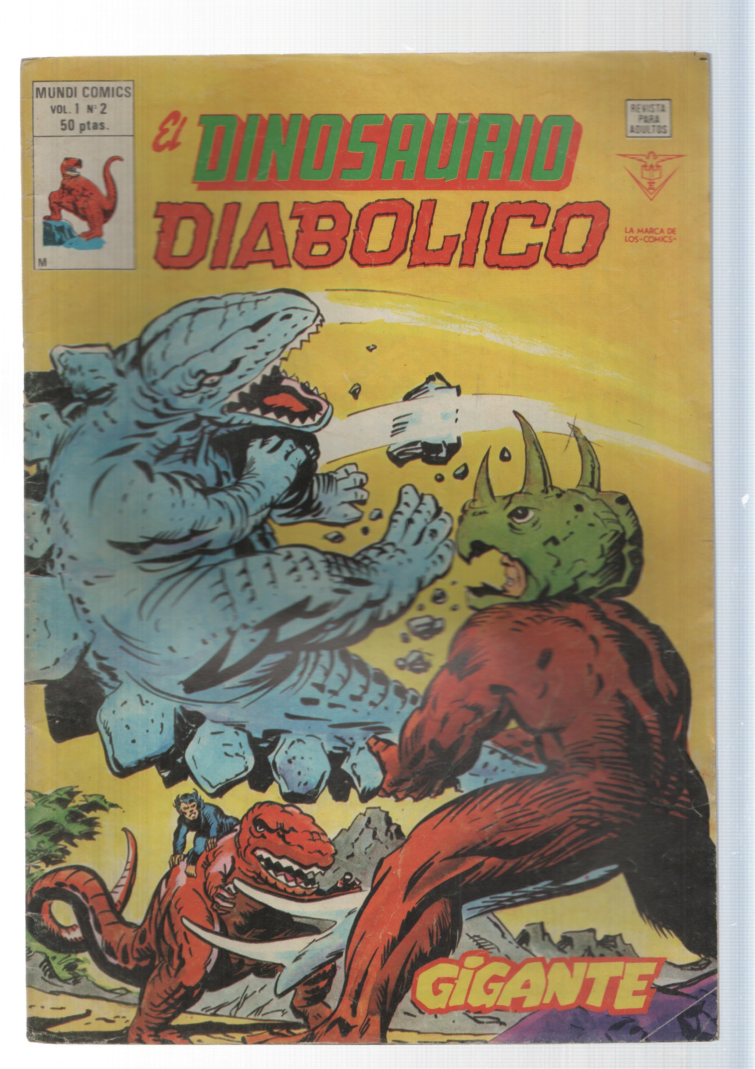 Vertice: El Dinosaurio Diabolico vol. 1, numero 2