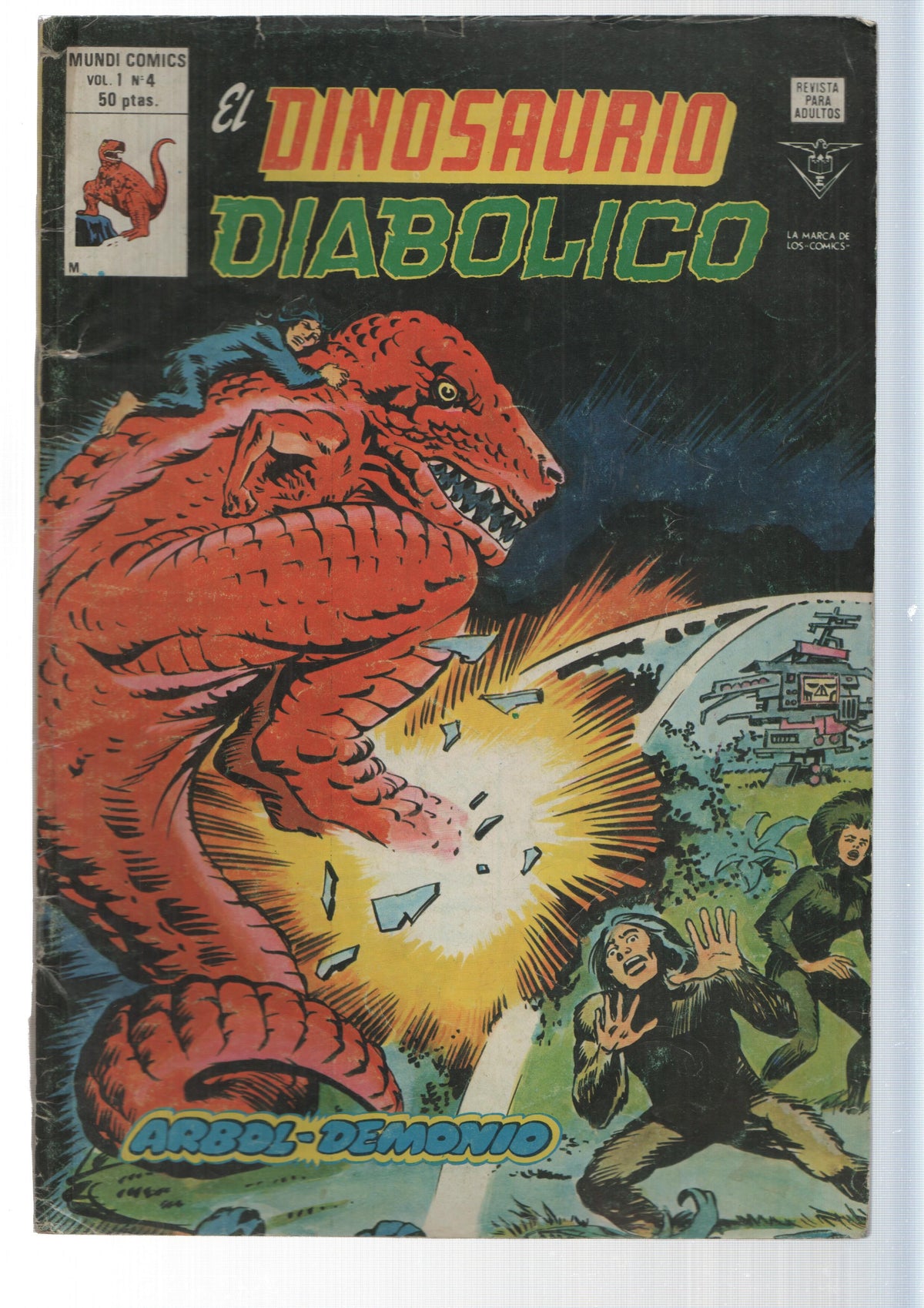 Vertice: Arbol-Demonio. El Dinosaurio Diabolico vol. 1, numero 4