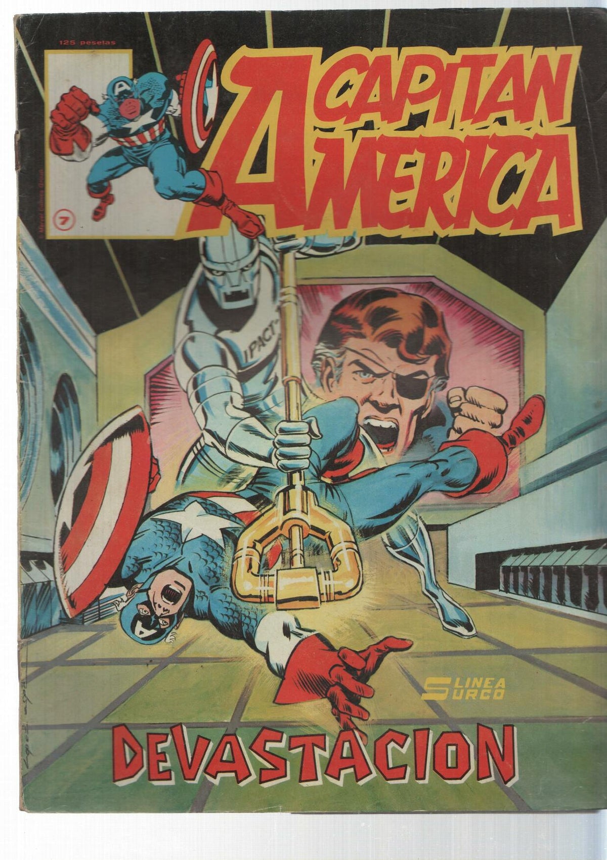 Surco: Devastacion - Capitan America numero 7.  
