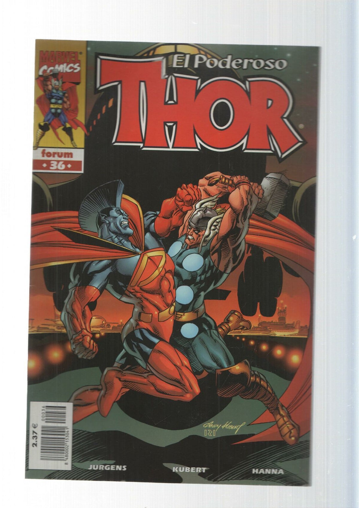 Planeta-DeAgostini: A lo largo y ancho de mundos - Thor Vol. 4, numero 36. Marvel Comics