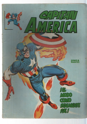 Surco: El modo como realmente fue - Capitan America numero 2. Mundicomics. Linea 83