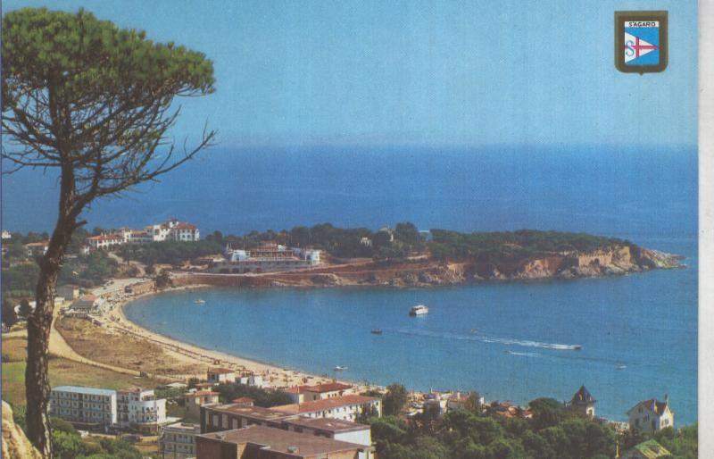 Postal 014801: Vista general de Sagaro, costa brava