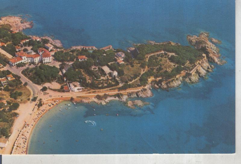 Postal 016053: Vista aerea de Sagaro, costa brava