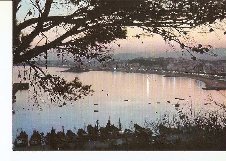 Postal 022711 : Atardecer Blanes, Costa Brava
