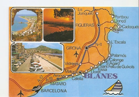 Postal 022997 : Blanes Costa Brava, nº193