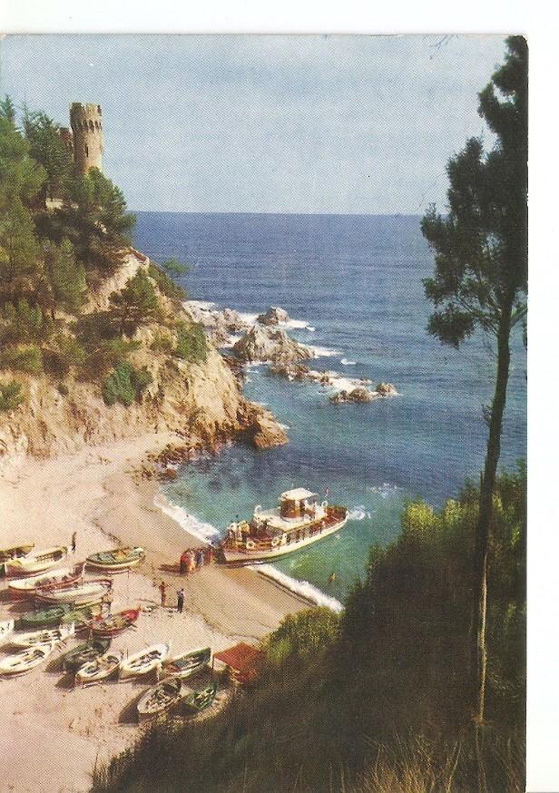 Postal 023999 : El magico rincon de La Caleta. Lloret de Mar (Costa Brava)