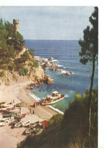 Postal 023999 : El magico rincon de La Caleta. Lloret de Mar (Costa Brava)