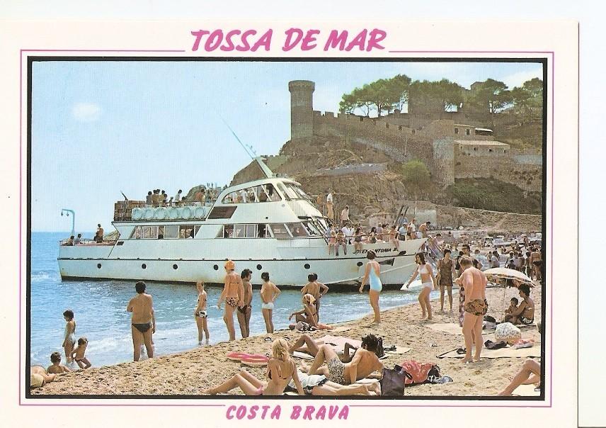 Postal 024409 : Embarcaciones tipicas de recreo Tossa de Mar (Costa Brava)