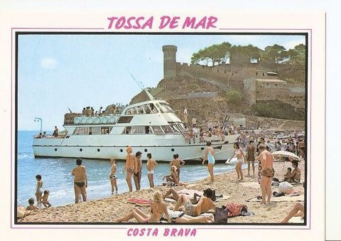 Postal 024409 : Embarcaciones tipicas de recreo Tossa de Mar (Costa Brava)