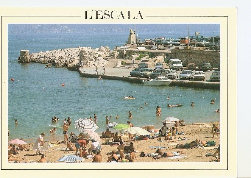 Postal 038980 : LEscala (Costa Brava). Platja i la Punta