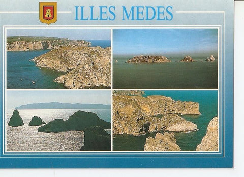 Postal 039628 : LEstartit (Costa Brava). Islas Medas. Diversos aspectos